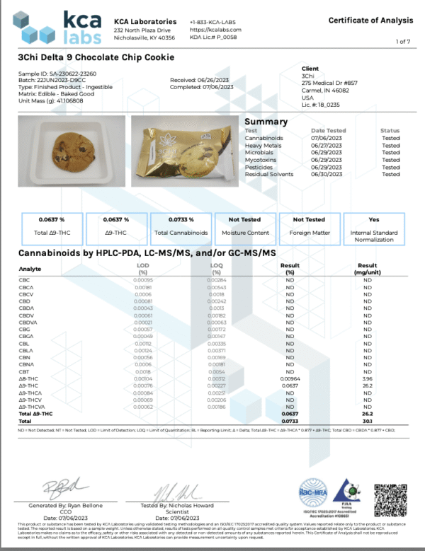 Chocolate Chip Cookies ( Delta 9 THC ) Party Pack - Image 4